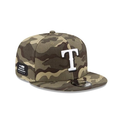 Sapca New Era Texas Rangers MLB Armed Forces Weekend 9FIFTY Snapback - Verzi